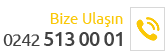 Bize Ulaşın - 0242 513 00 01